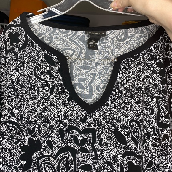 Lane Bryant Long Sleeve Blouse Size 18 / 20 - Picture 6 of 6